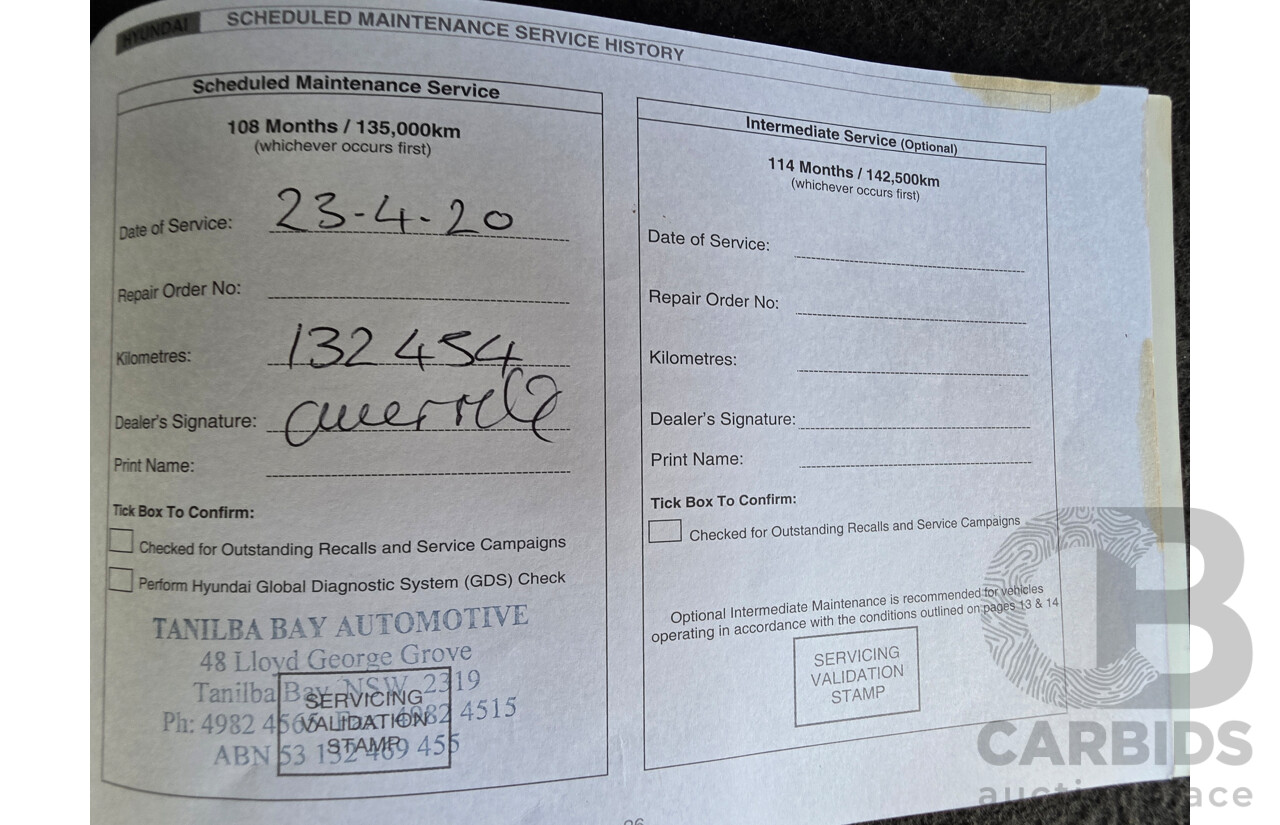 04/2012 Hyundai Santa Fe TRAIL CRDi (4x4) CM MY12 4d Wagon Grey 2.2L
