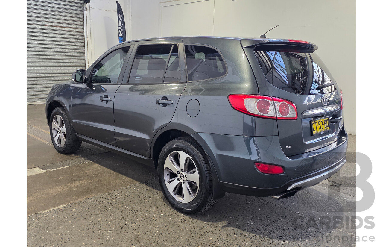04/2012 Hyundai Santa Fe TRAIL CRDi (4x4) CM MY12 4d Wagon Grey 2.2L