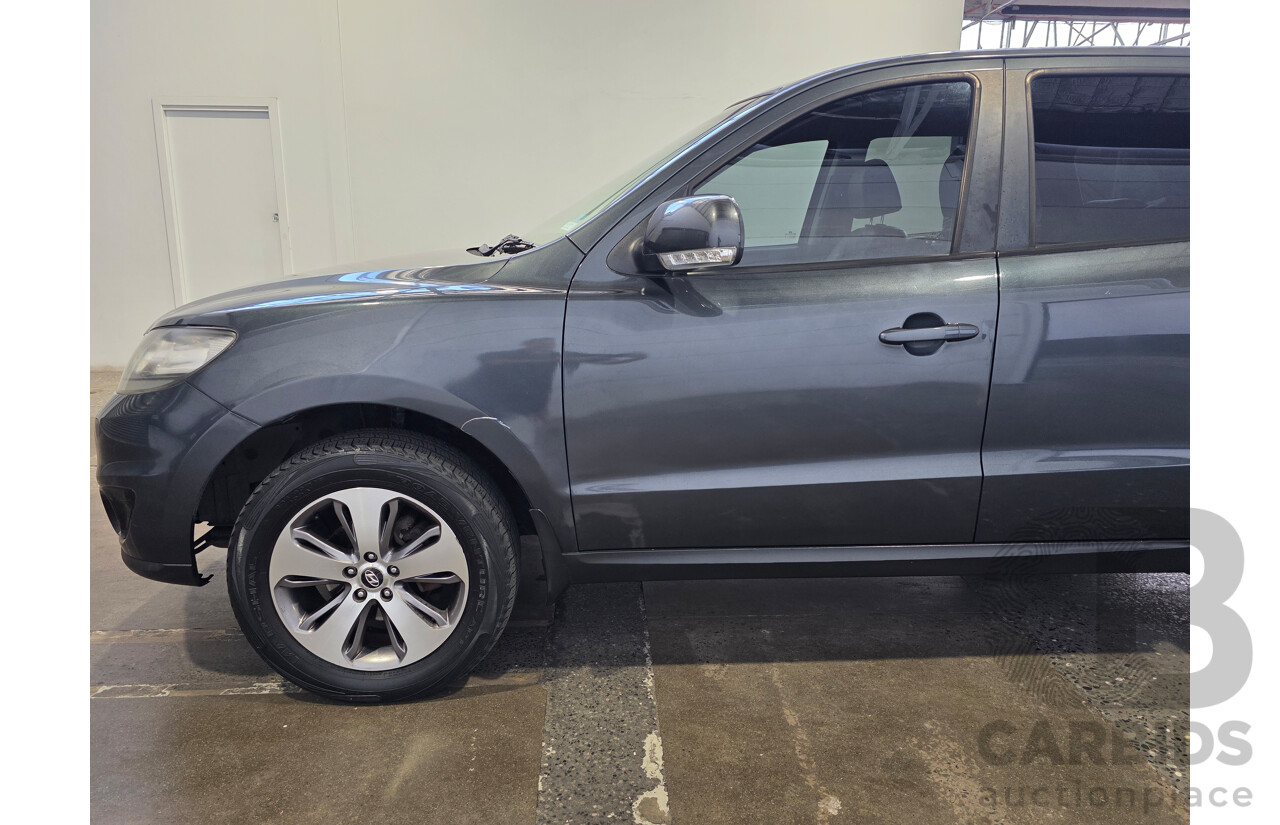 04/2012 Hyundai Santa Fe TRAIL CRDi (4x4) CM MY12 4d Wagon Grey 2.2L