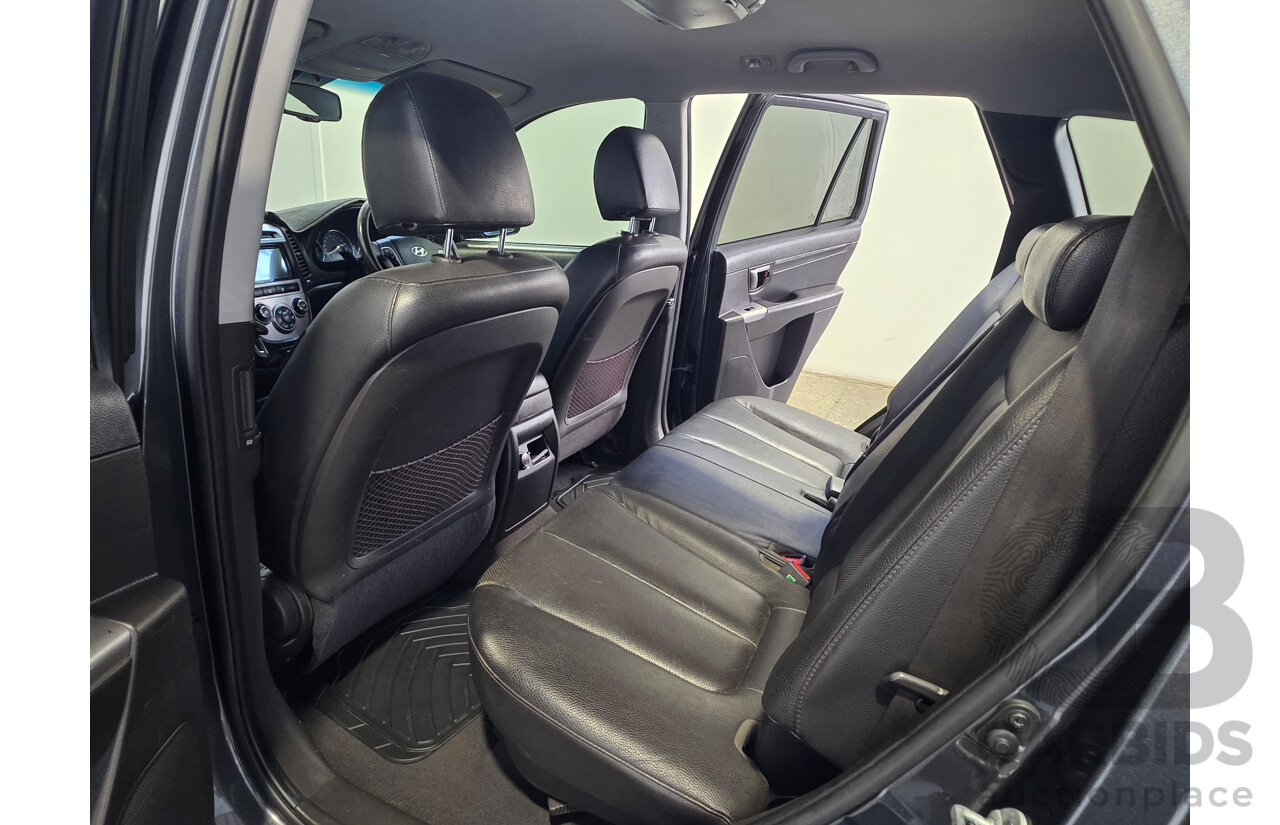 04/2012 Hyundai Santa Fe TRAIL CRDi (4x4) CM MY12 4d Wagon Grey 2.2L
