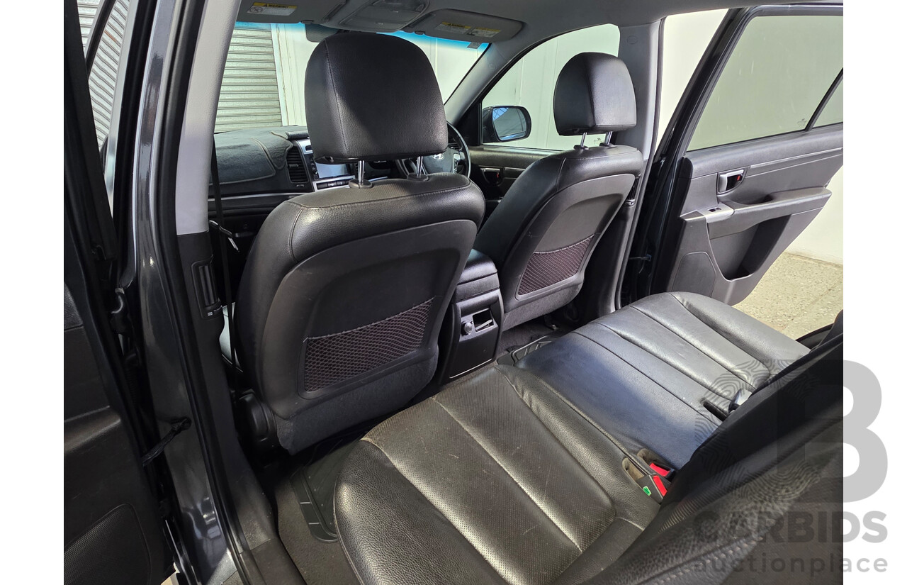04/2012 Hyundai Santa Fe TRAIL CRDi (4x4) CM MY12 4d Wagon Grey 2.2L