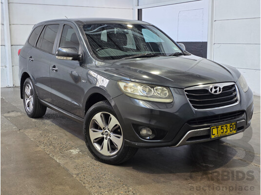 04/2012 Hyundai Santa Fe TRAIL CRDi (4x4) CM MY12 4d Wagon Grey 2.2L