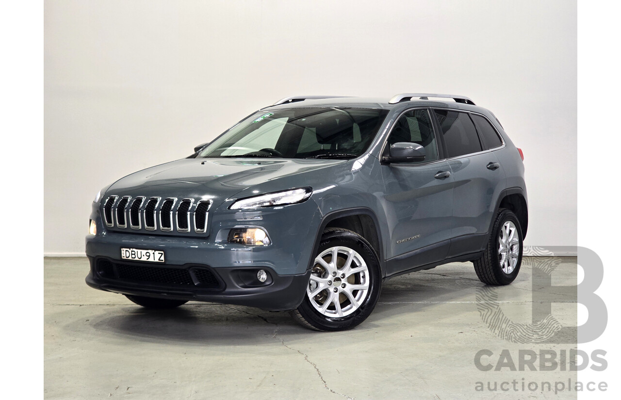 09/2014 Jeep Cherokee Longitude (4x4) KL 4d Wagon Anvil Grey V6 3.2L