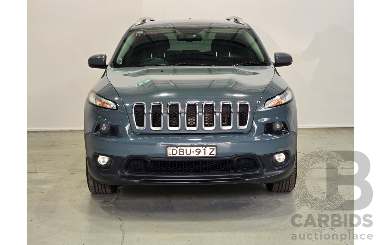 09/2014 Jeep Cherokee Longitude (4x4) KL 4d Wagon Anvil Grey V6 3.2L