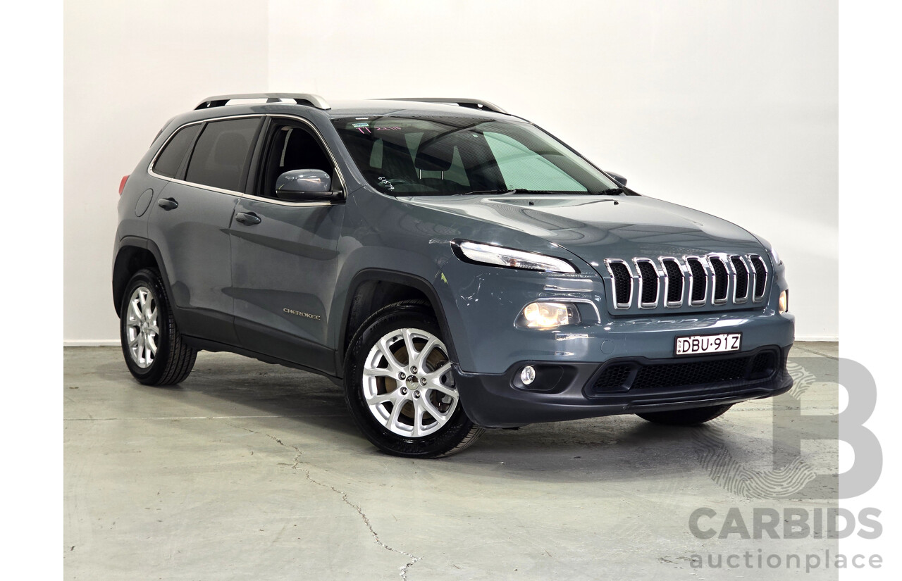 09/2014 Jeep Cherokee Longitude (4x4) KL 4d Wagon Anvil Grey V6 3.2L