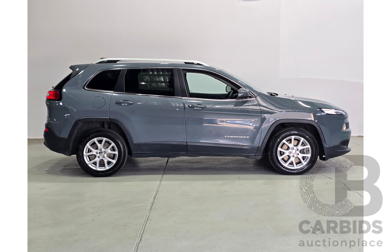 09/2014 Jeep Cherokee Longitude (4x4) KL 4d Wagon Anvil Grey V6 3.2L