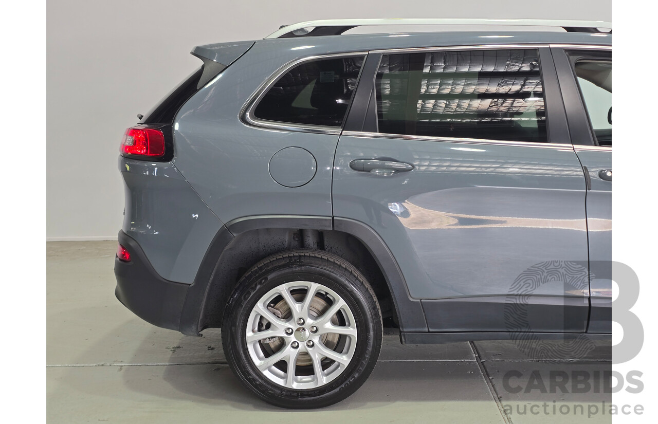09/2014 Jeep Cherokee Longitude (4x4) KL 4d Wagon Anvil Grey V6 3.2L
