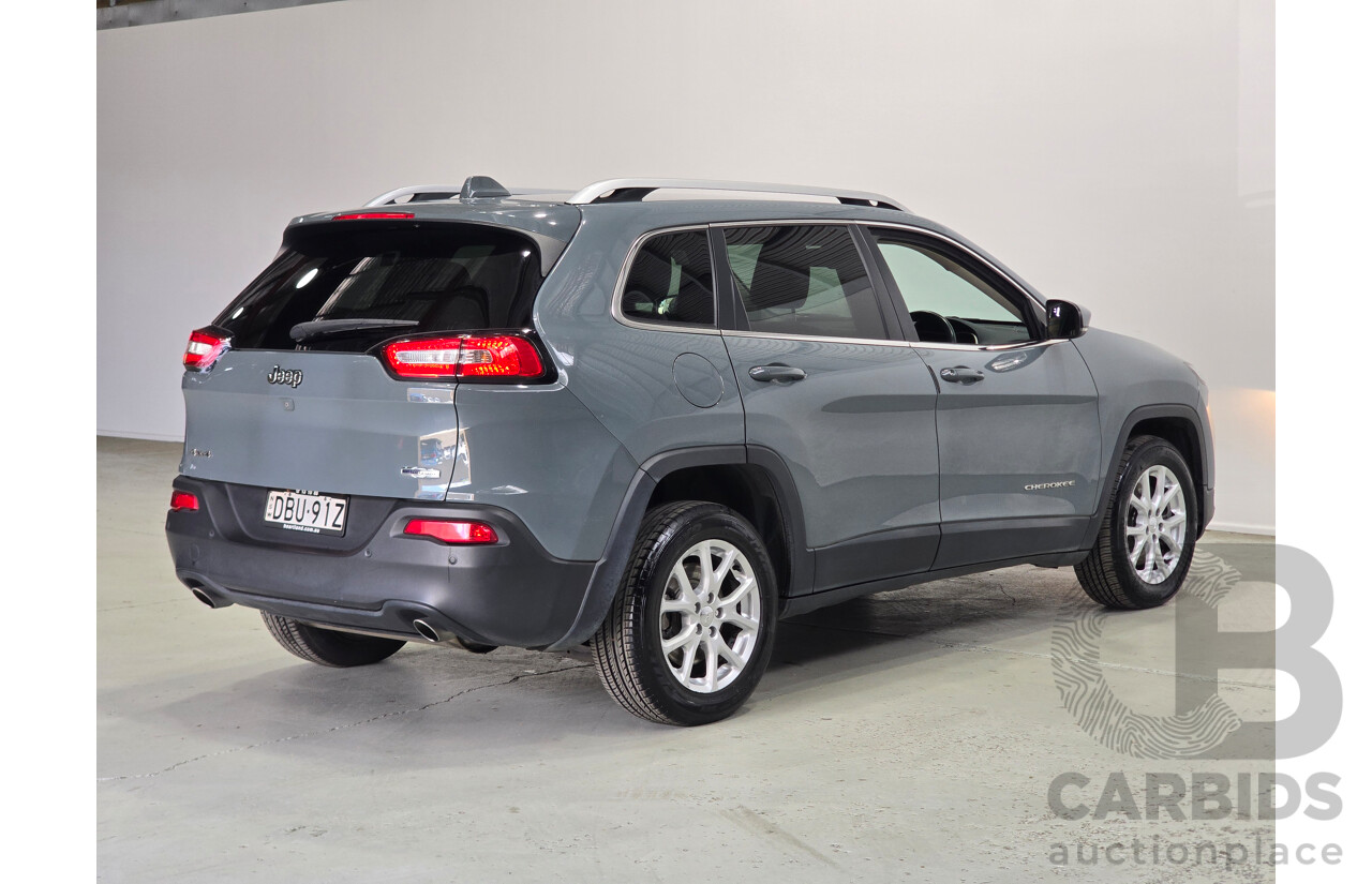 09/2014 Jeep Cherokee Longitude (4x4) KL 4d Wagon Anvil Grey V6 3.2L