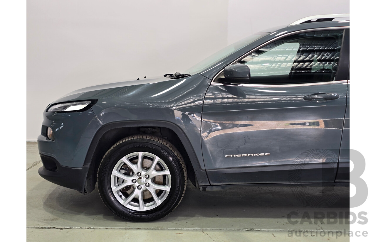 09/2014 Jeep Cherokee Longitude (4x4) KL 4d Wagon Anvil Grey V6 3.2L