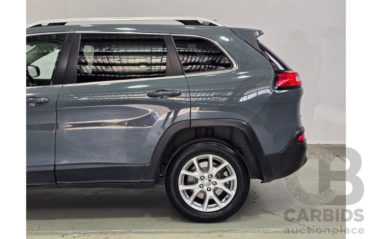 09/2014 Jeep Cherokee Longitude (4x4) KL 4d Wagon Anvil Grey V6 3.2L