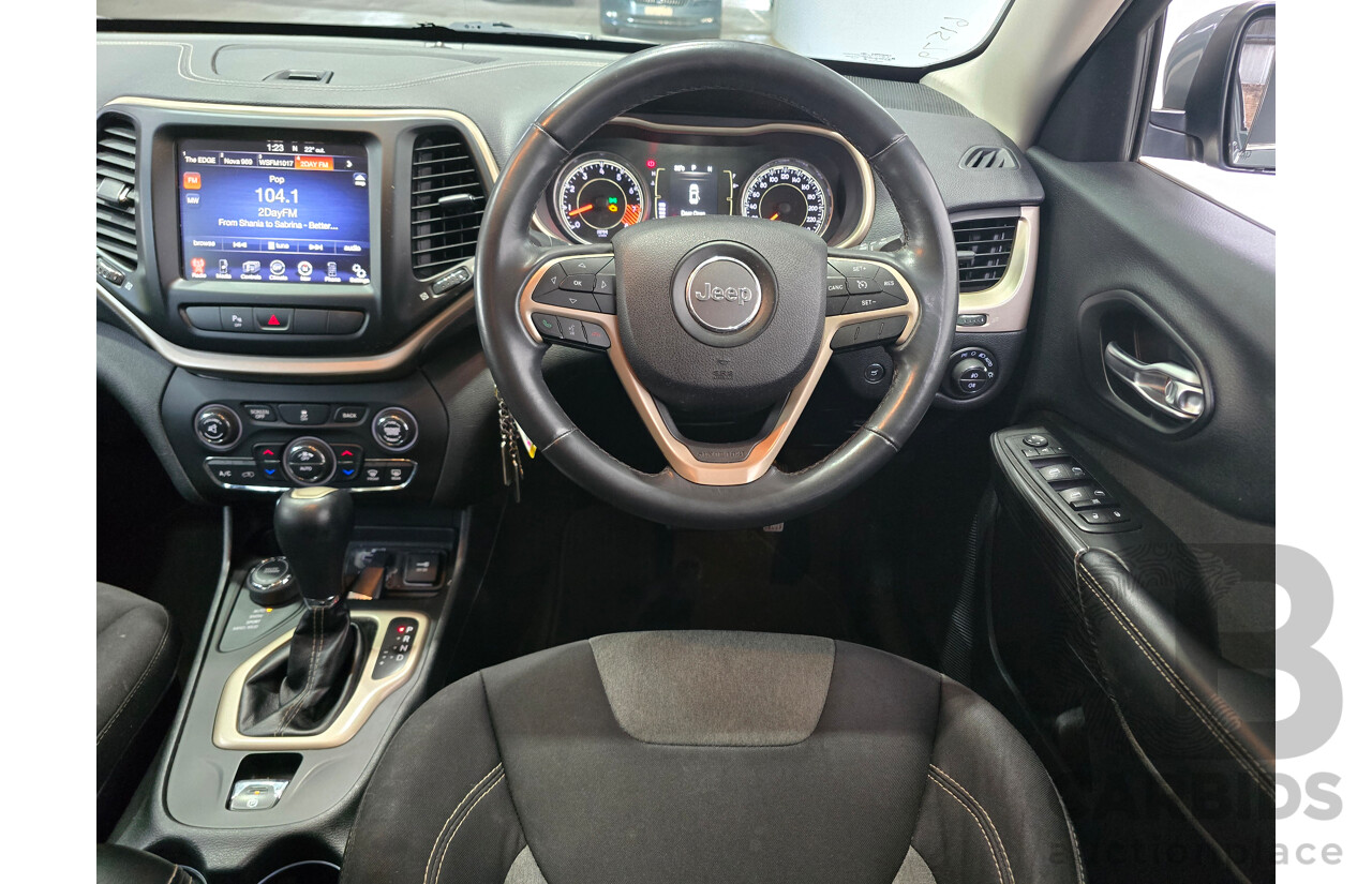 09/2014 Jeep Cherokee Longitude (4x4) KL 4d Wagon Anvil Grey V6 3.2L