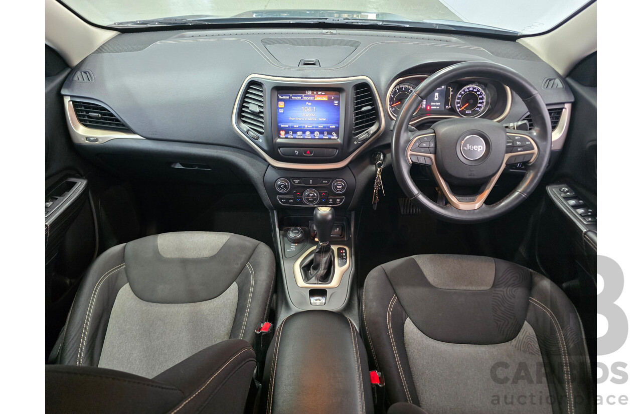 09/2014 Jeep Cherokee Longitude (4x4) KL 4d Wagon Anvil Grey V6 3.2L