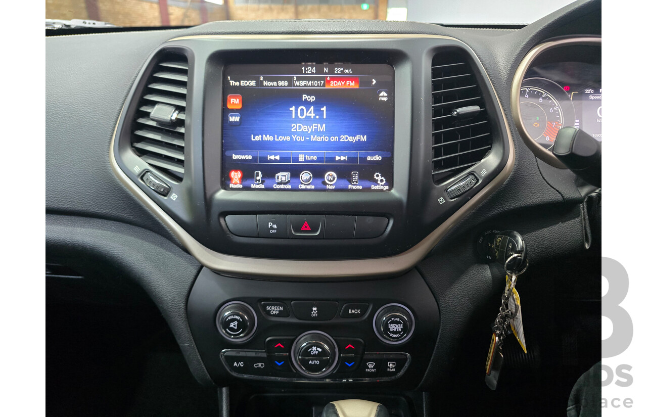 09/2014 Jeep Cherokee Longitude (4x4) KL 4d Wagon Anvil Grey V6 3.2L