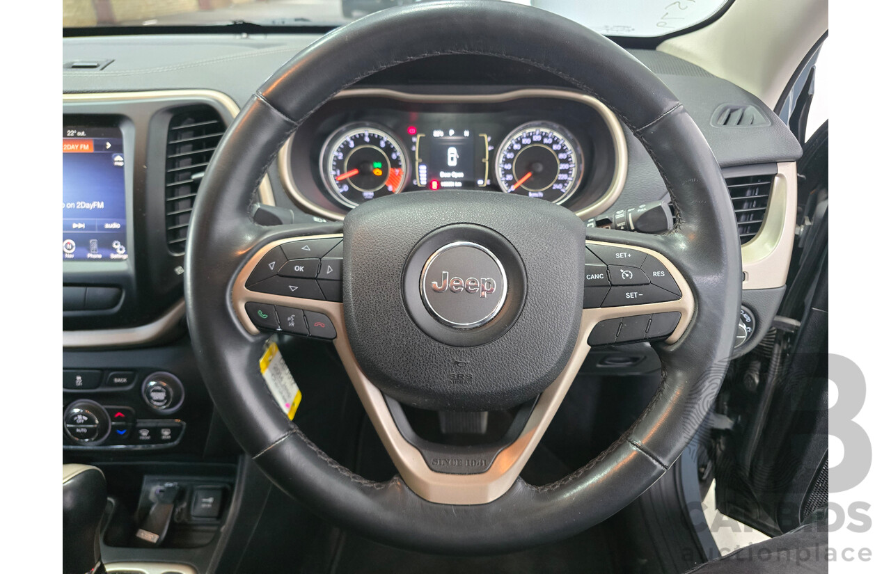 09/2014 Jeep Cherokee Longitude (4x4) KL 4d Wagon Anvil Grey V6 3.2L
