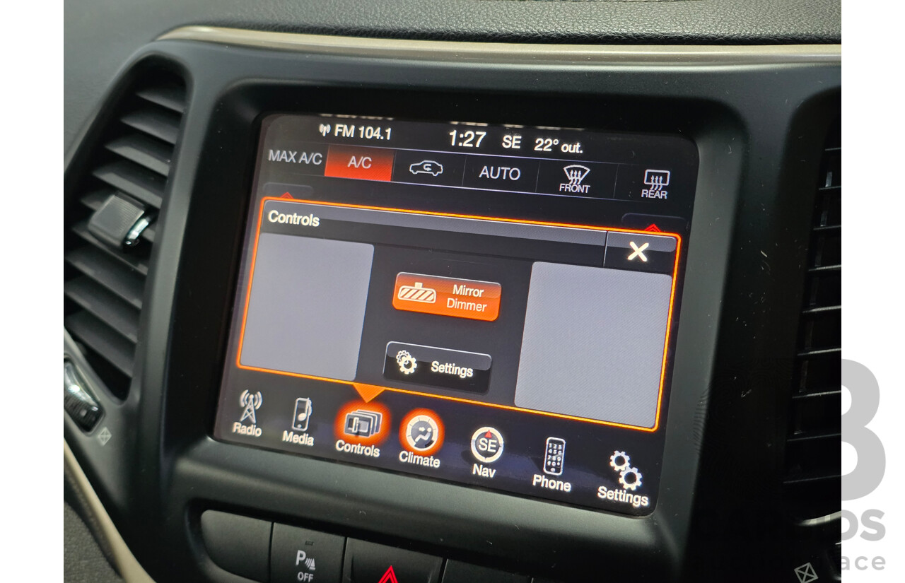 09/2014 Jeep Cherokee Longitude (4x4) KL 4d Wagon Anvil Grey V6 3.2L