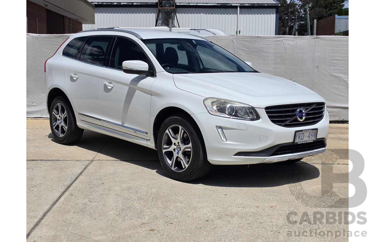 01/2015 Volvo XC60 D4 Luxury DZ MY15 4d Wagon Solid White Ice Turbo Diesel 2.0L
