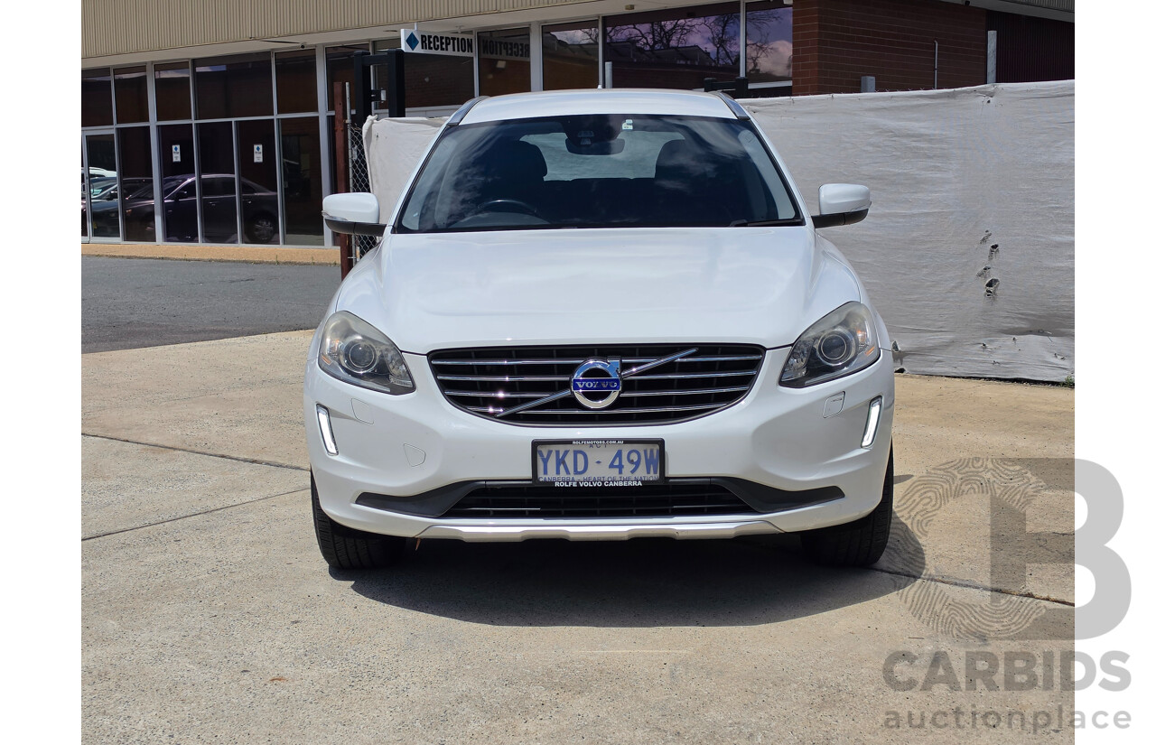 01/2015 Volvo XC60 D4 Luxury DZ MY15 4d Wagon Solid White Ice Turbo Diesel 2.0L