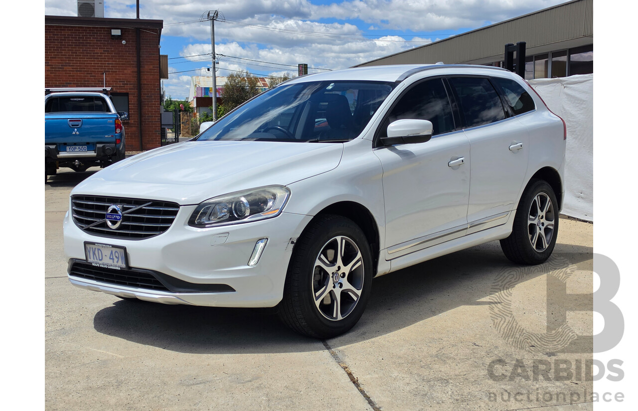 01/2015 Volvo XC60 D4 Luxury DZ MY15 4d Wagon Solid White Ice Turbo Diesel 2.0L