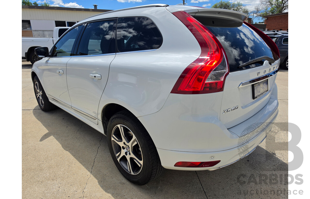 01/2015 Volvo XC60 D4 Luxury DZ MY15 4d Wagon Solid White Ice Turbo Diesel 2.0L