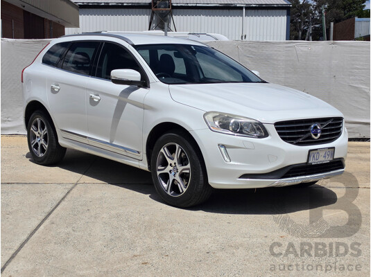 01/2015 Volvo XC60 D4 Luxury DZ MY15 4d Wagon Solid White Ice Turbo Diesel 2.0L