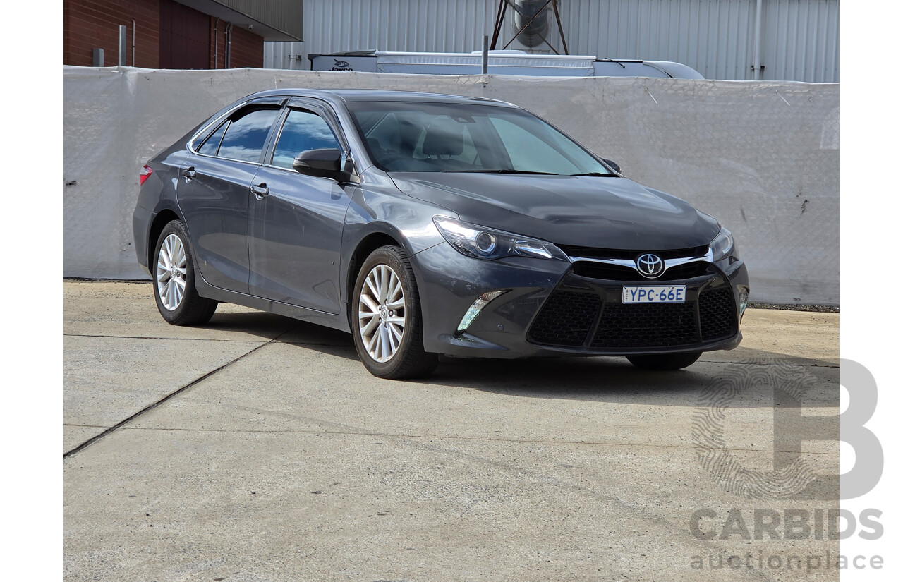 02/2017 Toyota Camry Atara SL ASV50R MY15 4d Sedan Grey 2.5L