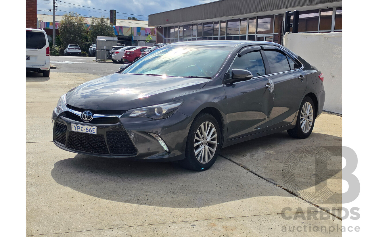 02/2017 Toyota Camry Atara SL ASV50R MY15 4d Sedan Grey 2.5L