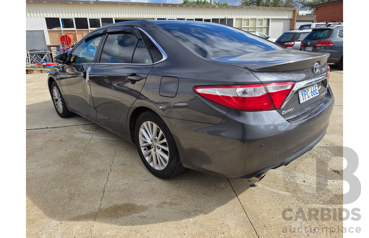 02/2017 Toyota Camry Atara SL ASV50R MY15 4d Sedan Grey 2.5L