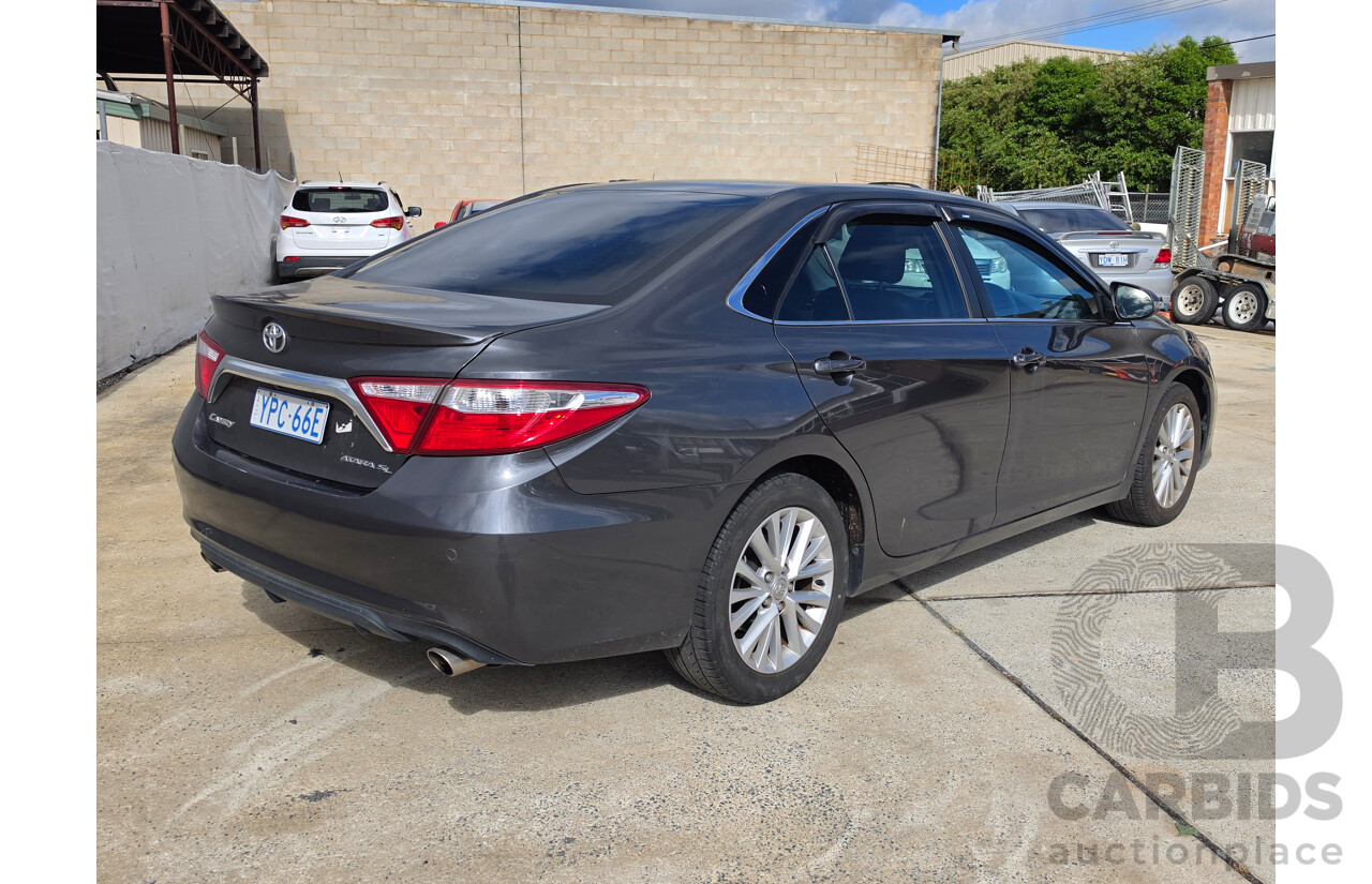 02/2017 Toyota Camry Atara SL ASV50R MY15 4d Sedan Grey 2.5L