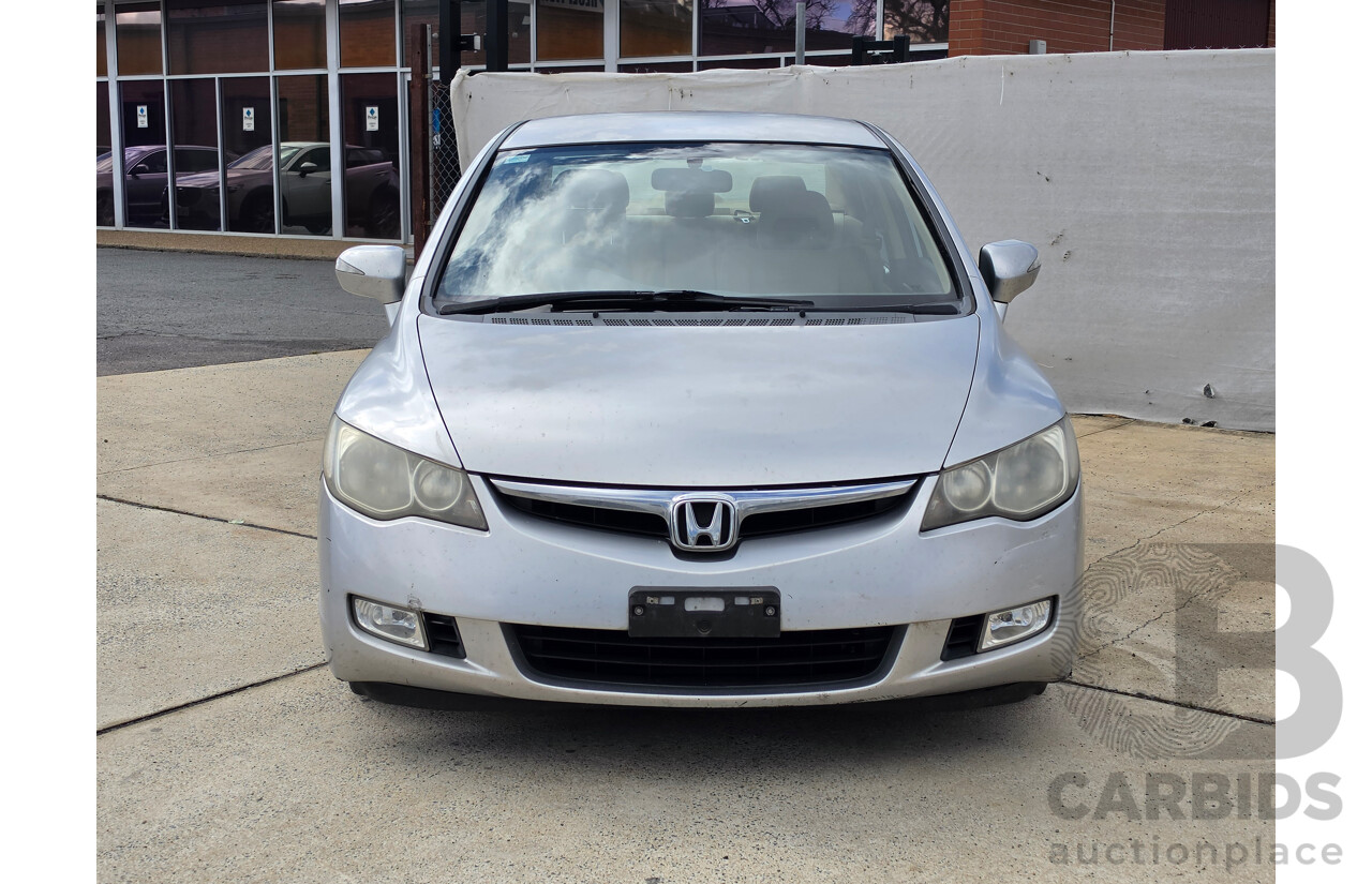 12/2007 Honda Civic Hybrid 40 4d Sedan Silver 1.3L