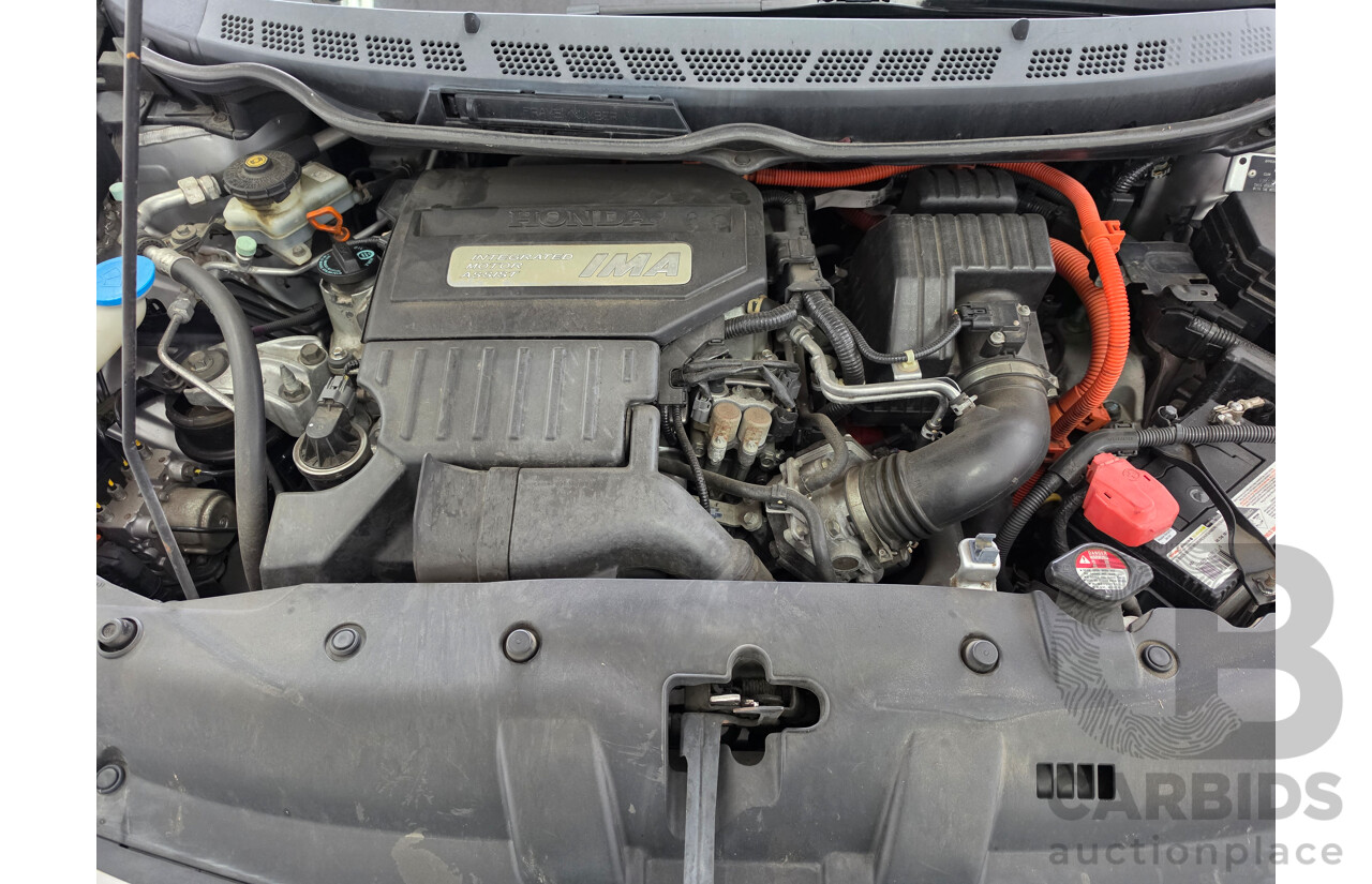 12/2007 Honda Civic Hybrid 40 4d Sedan Silver 1.3L