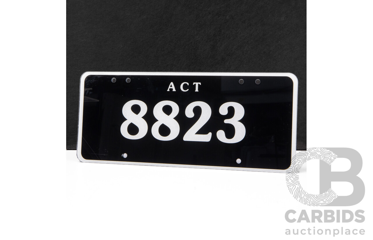 ACT 4 Digit Motor Vehicle Number Plate - 8823