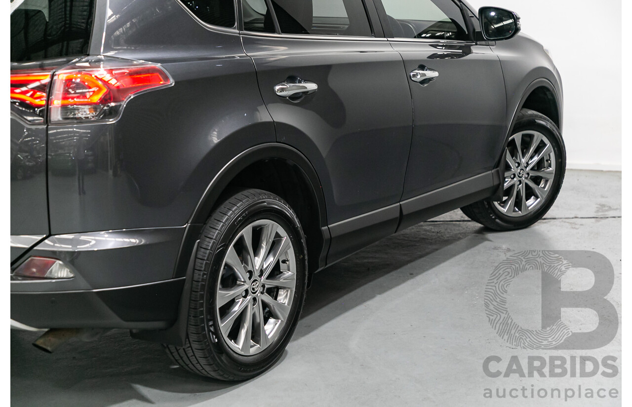 6/2017 Toyota Rav4 Cruiser (AWD) ASA44R MY18 4d Wagon Magnetic  Grey 2.5L