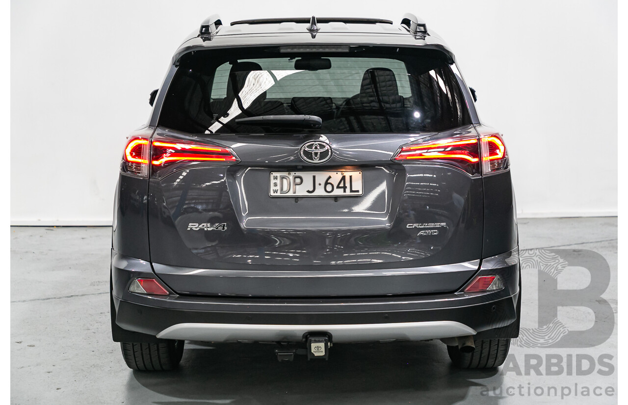 6/2017 Toyota Rav4 Cruiser (AWD) ASA44R MY18 4d Wagon Magnetic  Grey 2.5L