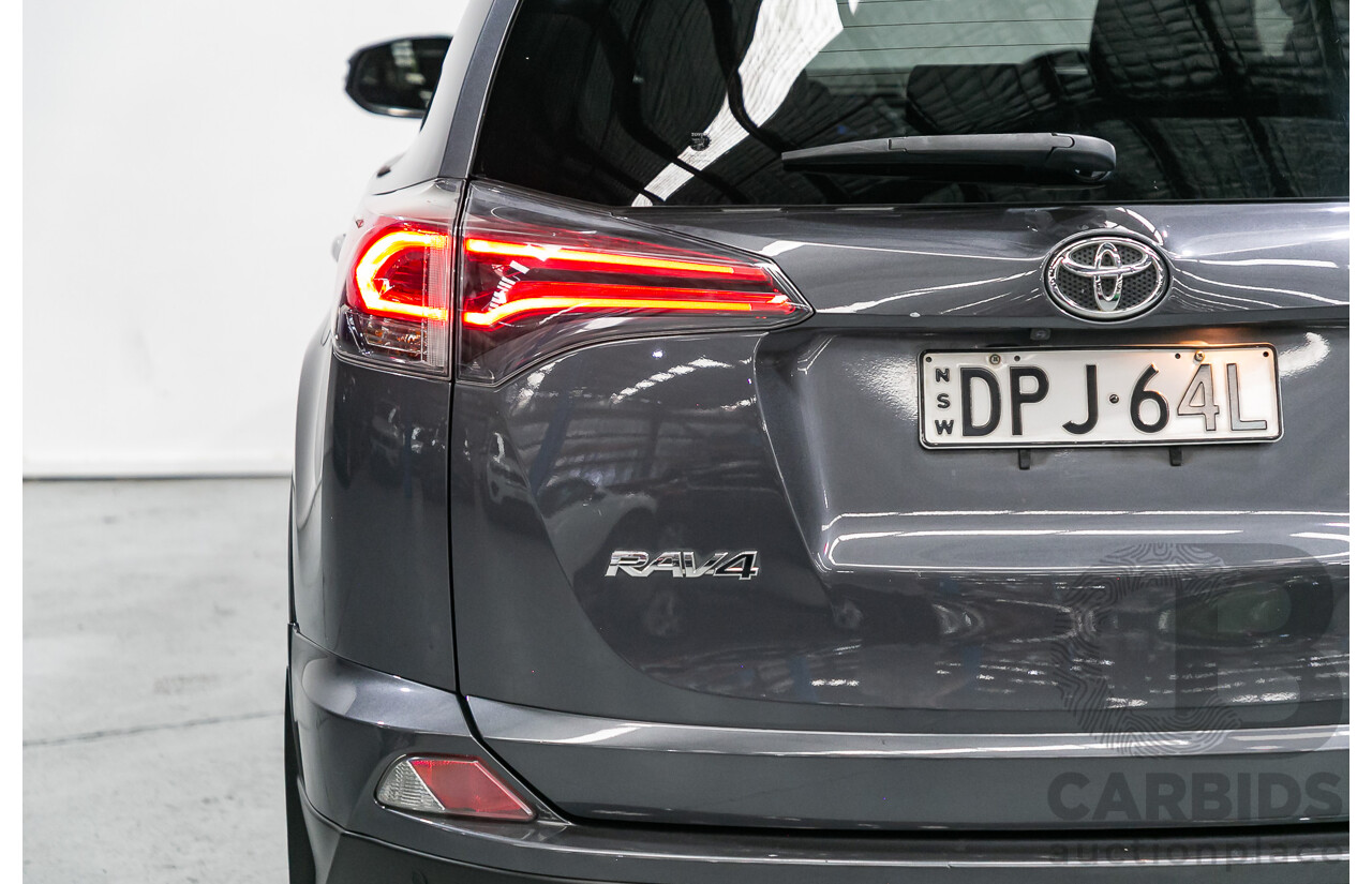 6/2017 Toyota Rav4 Cruiser (AWD) ASA44R MY18 4d Wagon Magnetic  Grey 2.5L