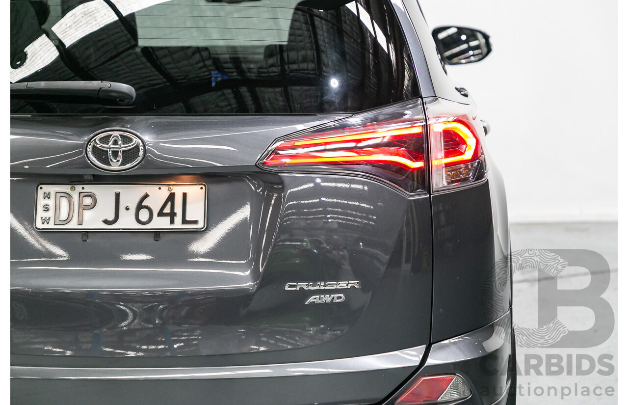 6/2017 Toyota Rav4 Cruiser (AWD) ASA44R MY18 4d Wagon Magnetic  Grey 2.5L