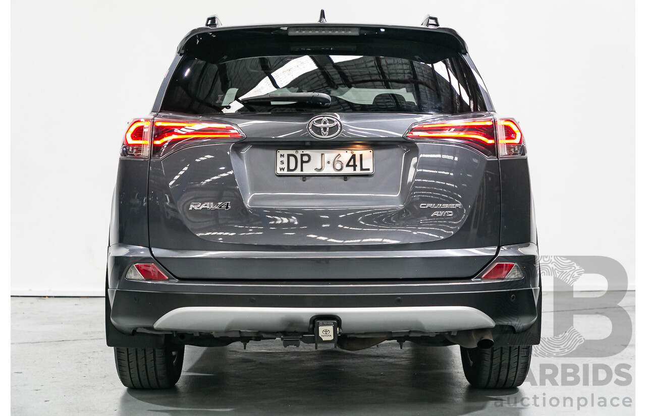 6/2017 Toyota Rav4 Cruiser (AWD) ASA44R MY18 4d Wagon Magnetic  Grey 2.5L