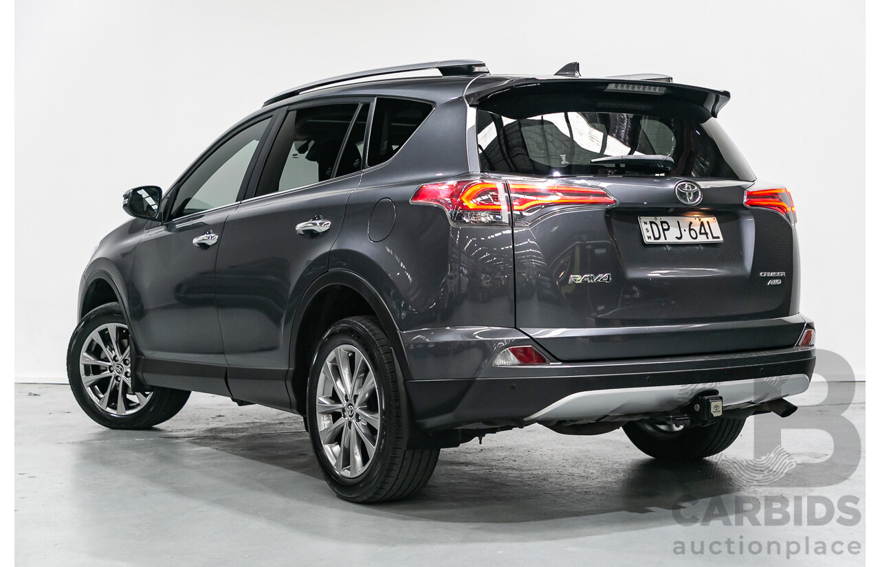 6/2017 Toyota Rav4 Cruiser (AWD) ASA44R MY18 4d Wagon Magnetic  Grey 2.5L