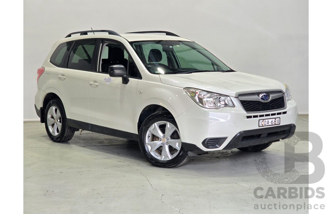 06/2013 Subaru Forester 2.0D (AWD) MY13 4d Wagon Satin White Pearl Turbo Diesel 2.0L