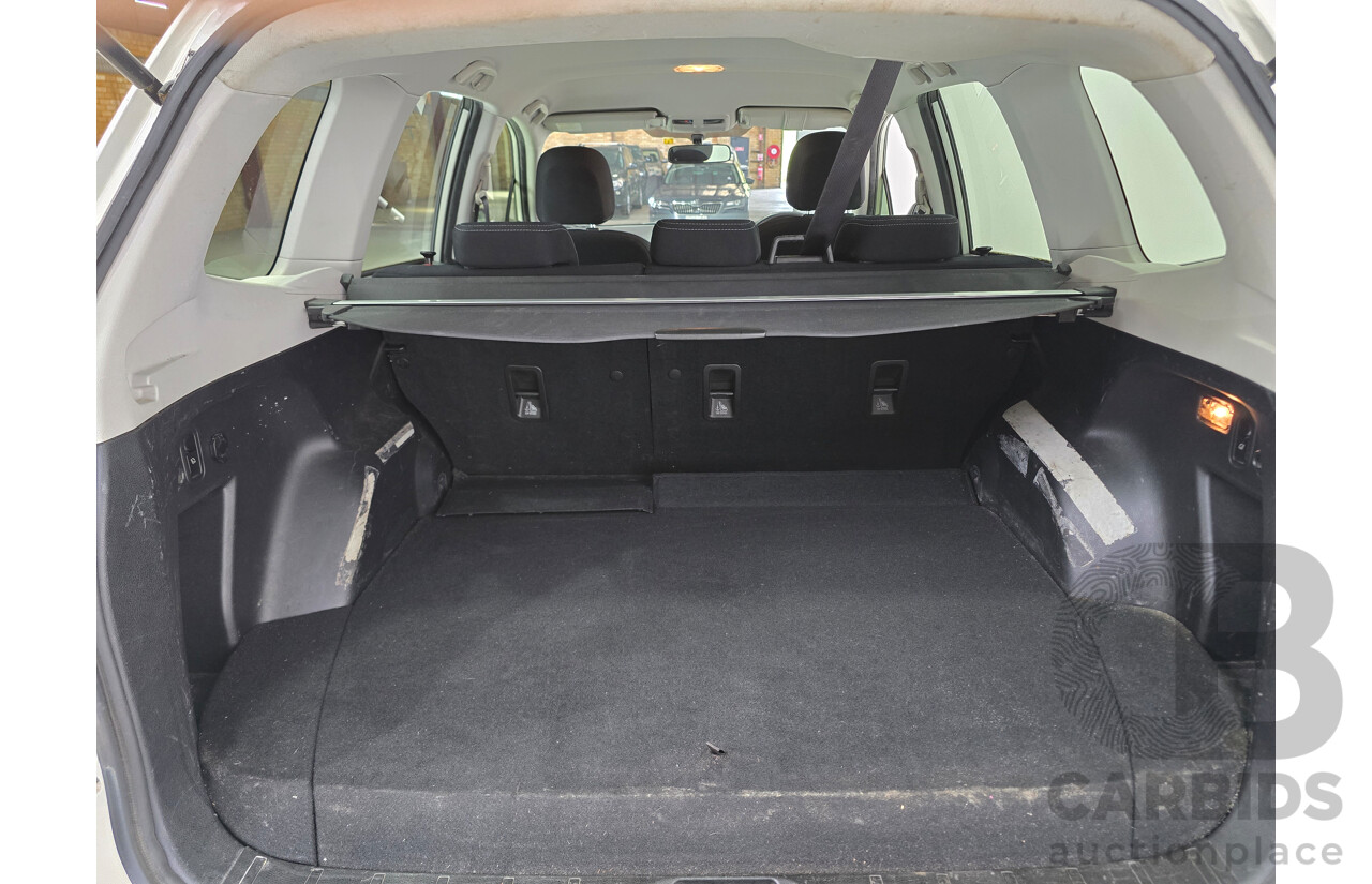 06/2013 Subaru Forester 2.0D (AWD) MY13 4d Wagon Satin White Pearl Turbo Diesel 2.0L