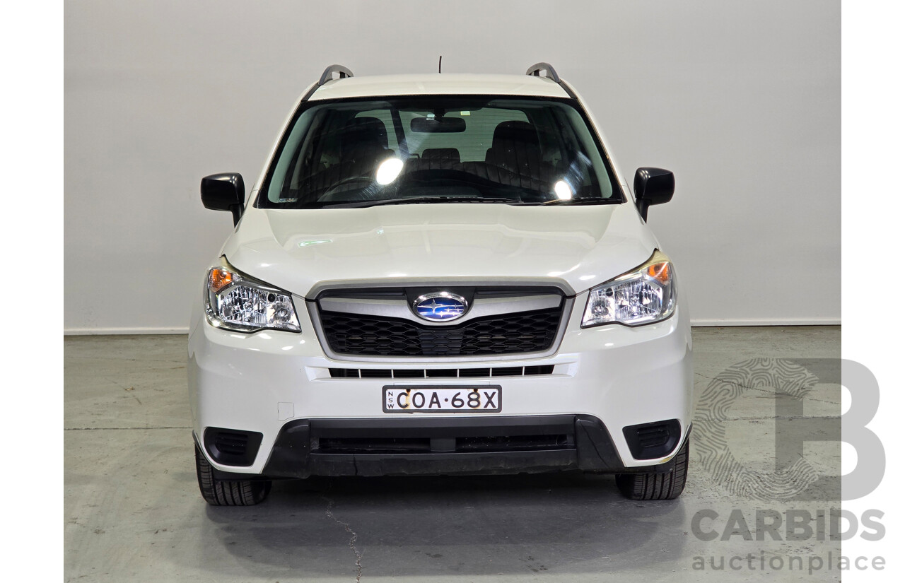 06/2013 Subaru Forester 2.0D (AWD) MY13 4d Wagon Satin White Pearl Turbo Diesel 2.0L