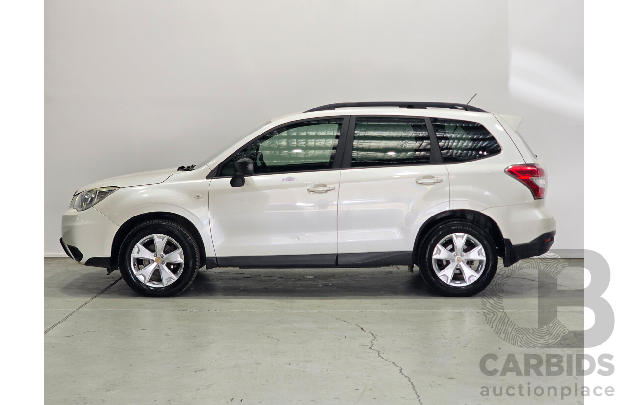 06/2013 Subaru Forester 2.0D (AWD) MY13 4d Wagon Satin White Pearl Turbo Diesel 2.0L