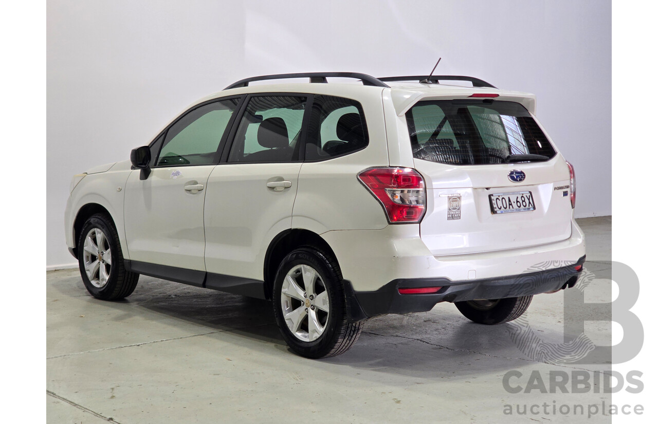 06/2013 Subaru Forester 2.0D (AWD) MY13 4d Wagon Satin White Pearl Turbo Diesel 2.0L