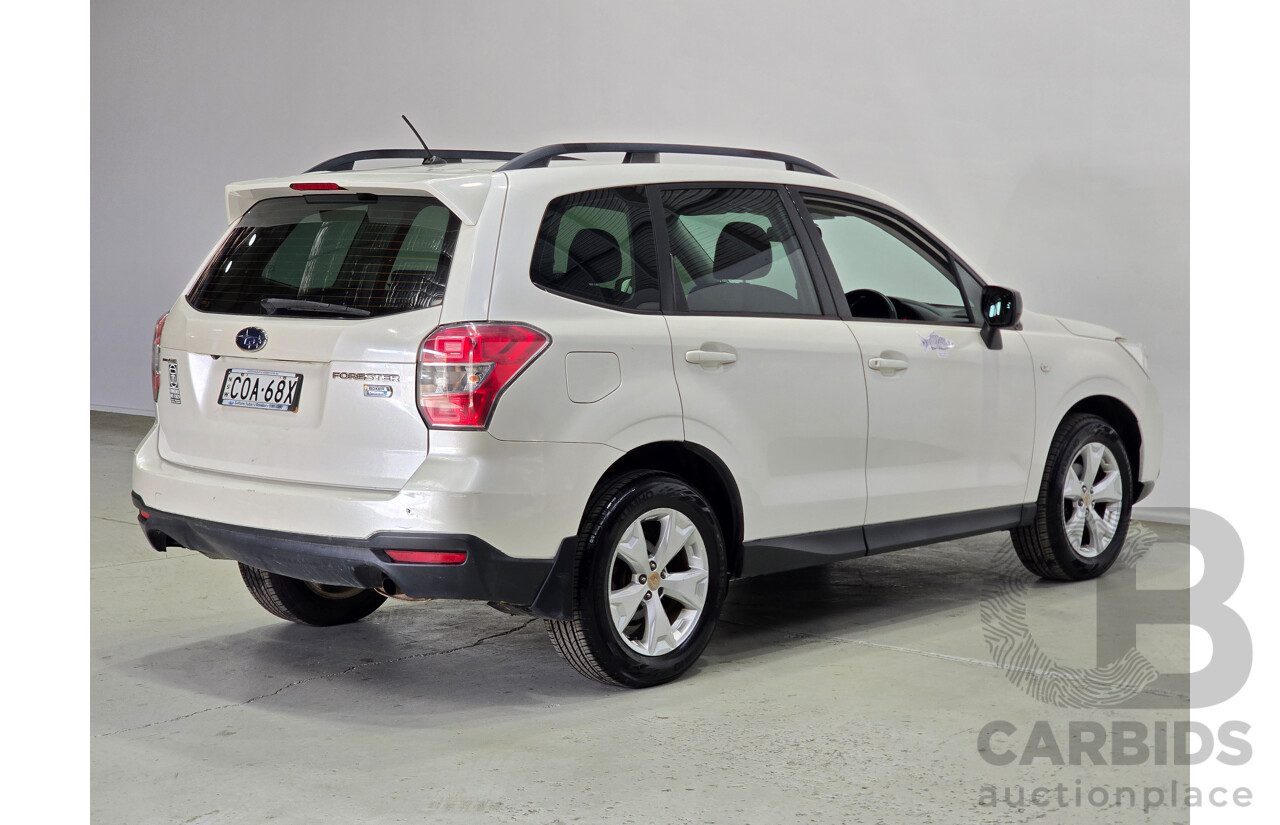 06/2013 Subaru Forester 2.0D (AWD) MY13 4d Wagon Satin White Pearl Turbo Diesel 2.0L