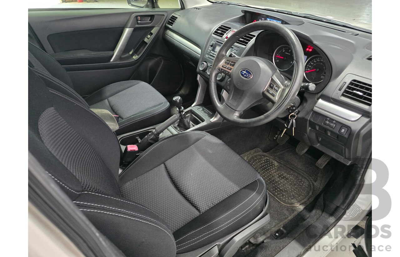 06/2013 Subaru Forester 2.0D (AWD) MY13 4d Wagon Satin White Pearl Turbo Diesel 2.0L