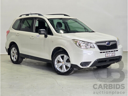 06/2013 Subaru Forester 2.0D (AWD) MY13 4d Wagon Satin White Pearl Turbo Diesel 2.0L