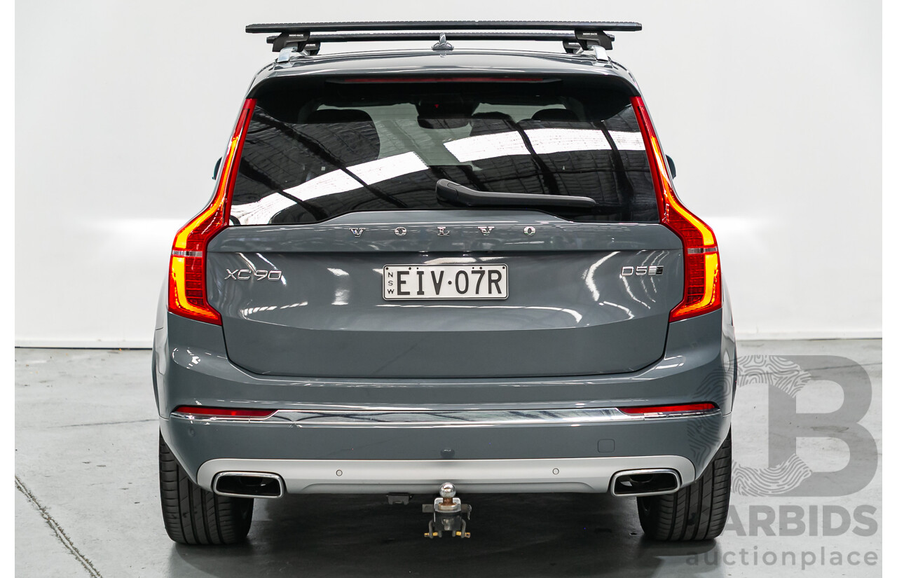 2/2020 Volvo XC90 D5 Inscription (AWD) 256 MY20 4d Wagon Thunder Grey Twin Turbo Diesel 2.0L - 7 Seater