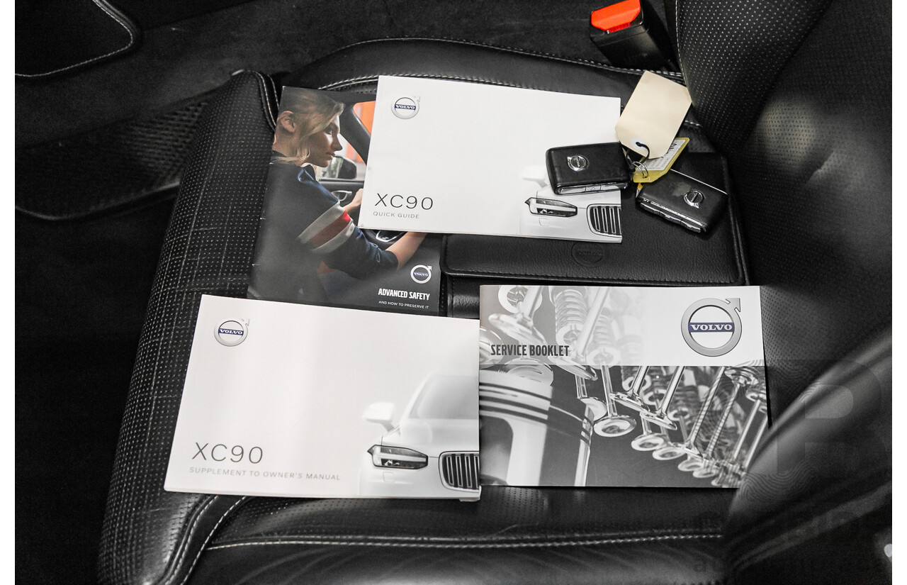 2/2020 Volvo XC90 D5 Inscription (AWD) 256 MY20 4d Wagon Thunder Grey Twin Turbo Diesel 2.0L - 7 Seater