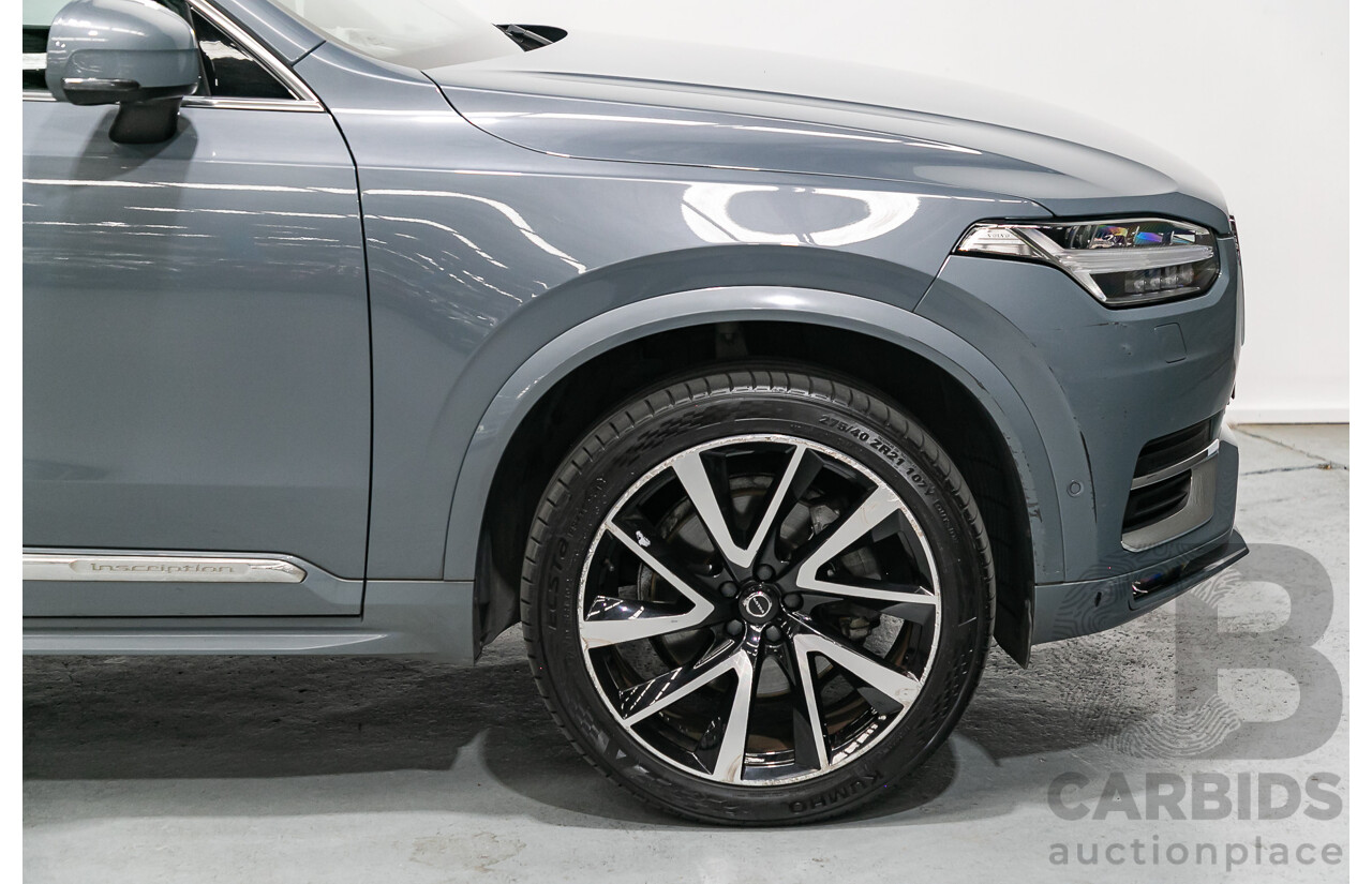 2/2020 Volvo XC90 D5 Inscription (AWD) 256 MY20 4d Wagon Thunder Grey Twin Turbo Diesel 2.0L - 7 Seater