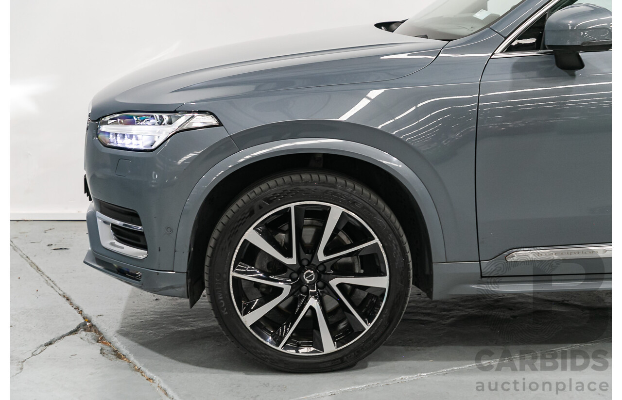 2/2020 Volvo XC90 D5 Inscription (AWD) 256 MY20 4d Wagon Thunder Grey Twin Turbo Diesel 2.0L - 7 Seater