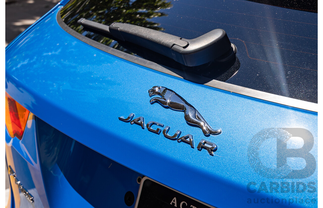 2/2020 Jaguar F-Pace SVR (AWD) X761 MY20 4d Wagon Ultra Blue Supercharged V8 5.0L